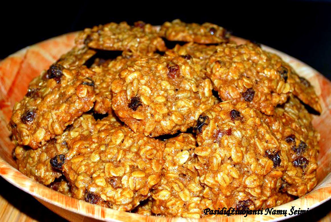 Sveiki Avižiniai Sausainiai: Paprastas Receptas Be Cukraus ir Miltų